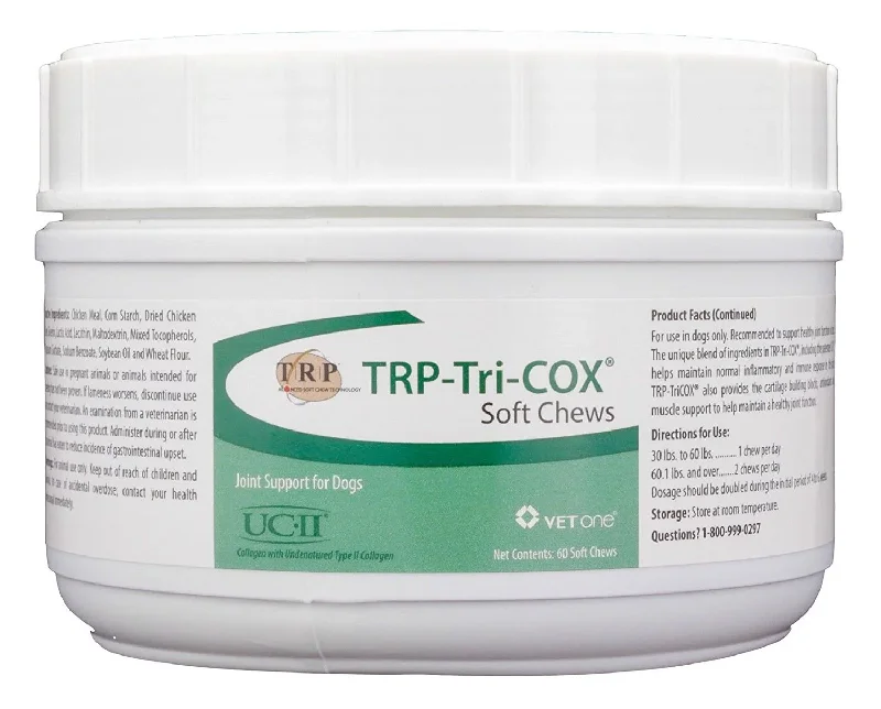 VetOne TRP-Tri-Cox Joint Support Soft Chews (60 chews)