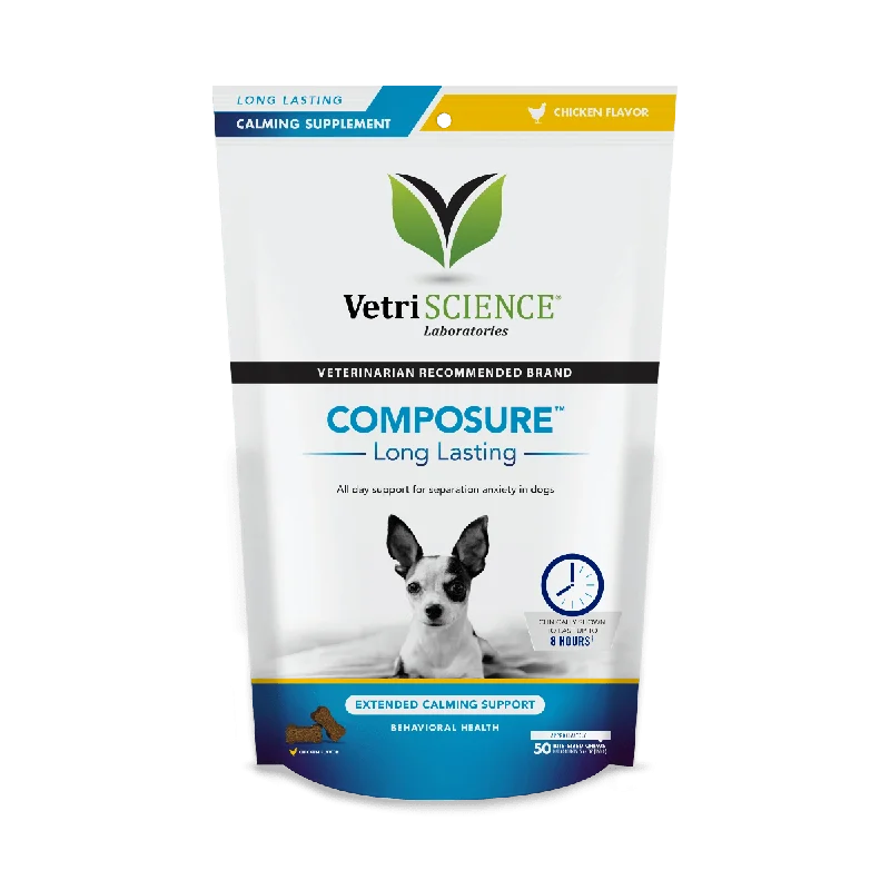 VetriScience Composure Long Lasting Calming Supplement for Dogs (90 soft chews)