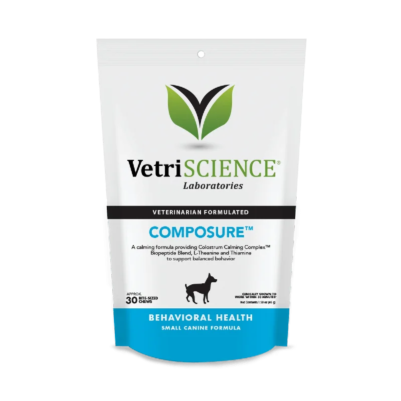 VetriScience Composure Chicken Liver Flavored Chews for Small Dogs (30ct)