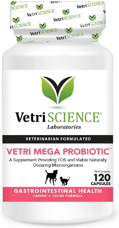 VetriScience Vetri Mega Probiotic Capsules for Cats & Dogs