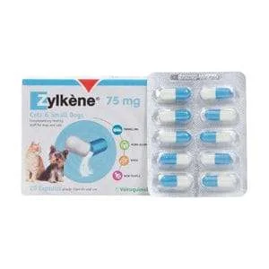 Zylkene Capsules for Cats and Small Dogs 75mg Pack of 20