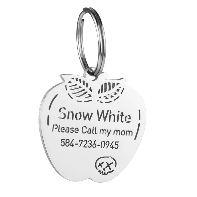 Apple Dog ID Tag