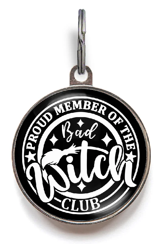 Bad Witch Club Pet Tag