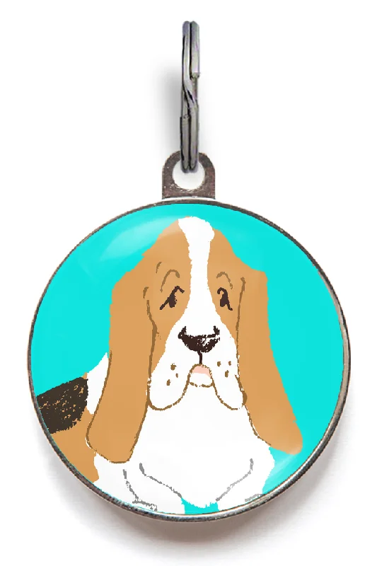 Basset Hound Dog Dog ID Tag