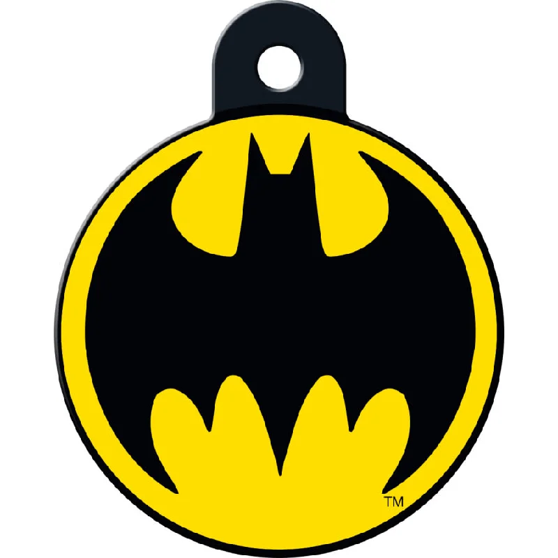 Batman Logo Large Circle Pet ID Tag