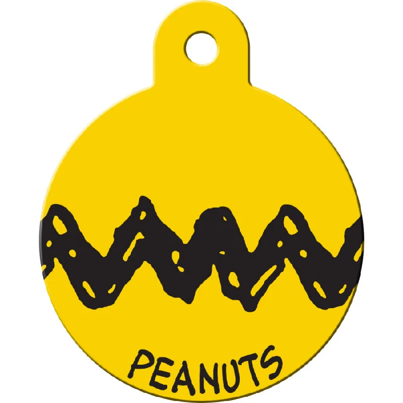 Charlie Brown Dog Tag, Large Circle