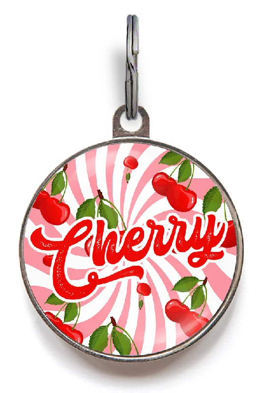 Cherry Pet ID Tag