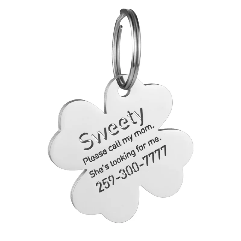 Clover Dog ID Tag