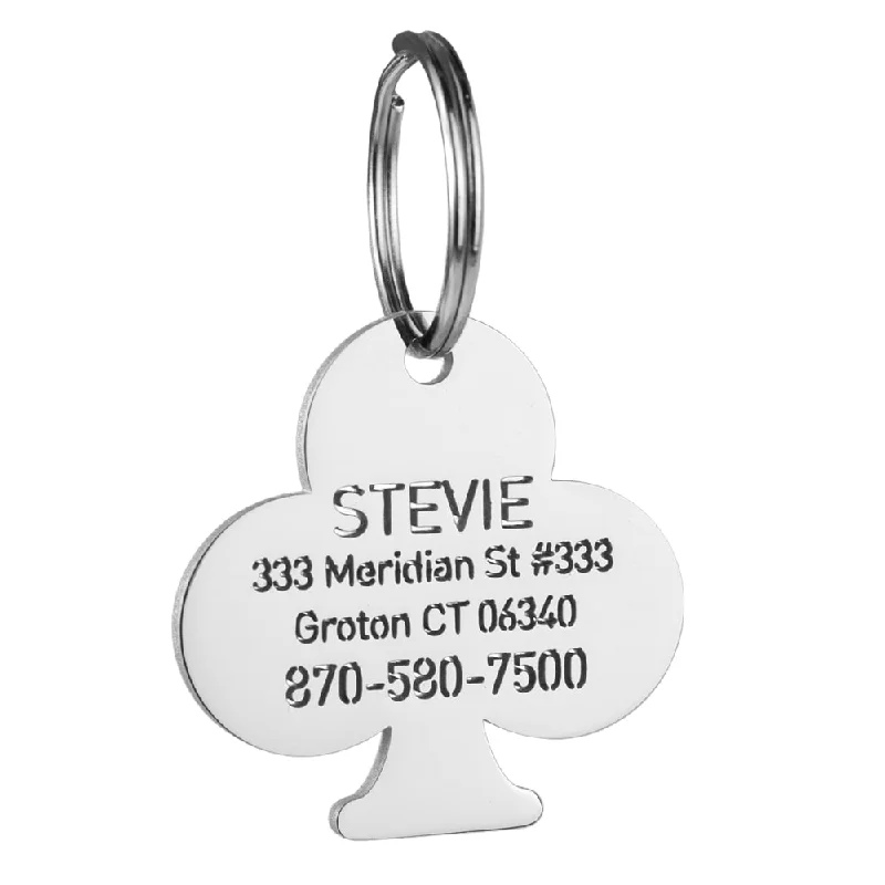 Clubs Dog ID Tag