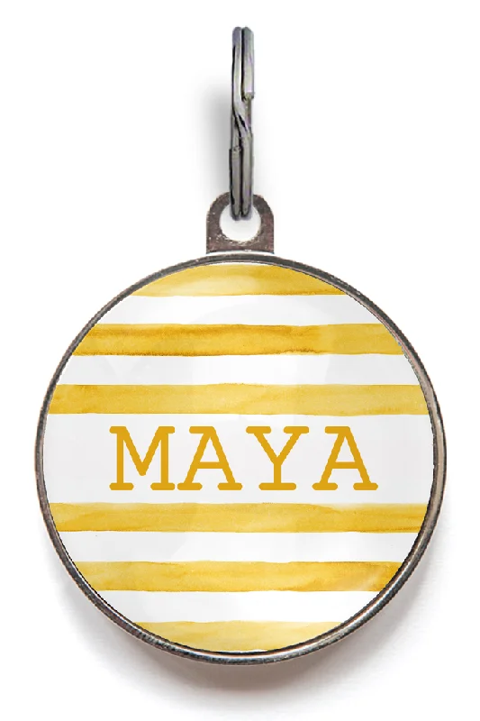 Coastal Stripes Pet ID Tag