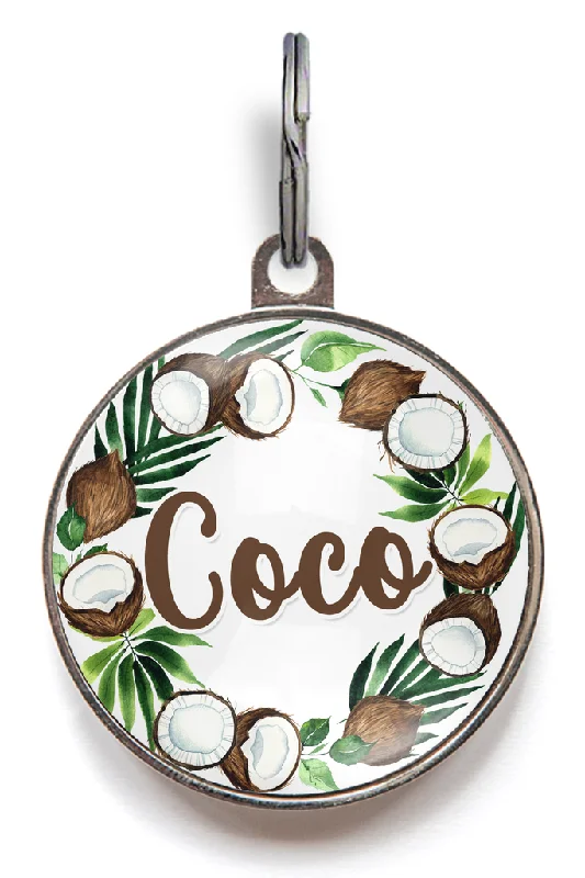 Coconut Pet ID Tag