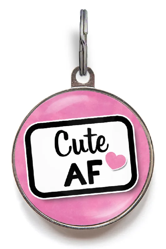 Cute as F**k Novelty Pet Tag