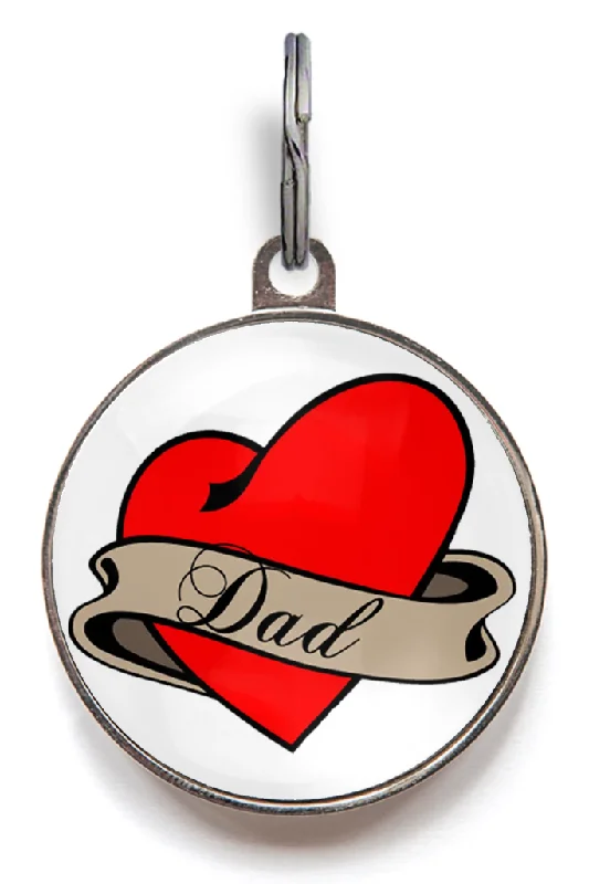 Dad Tattoo Pet Tag