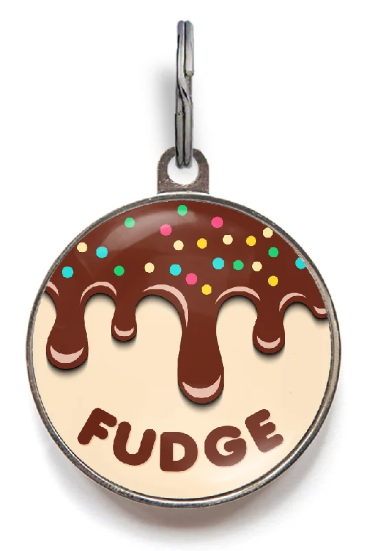 Fudge Dog Name Tag