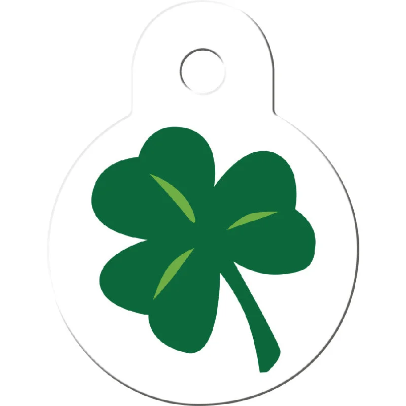 Shamrock Pet ID Tag for Dogs and Cats