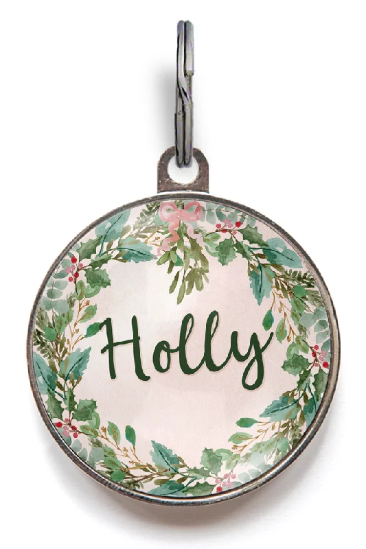 Holly Pet Name Tag