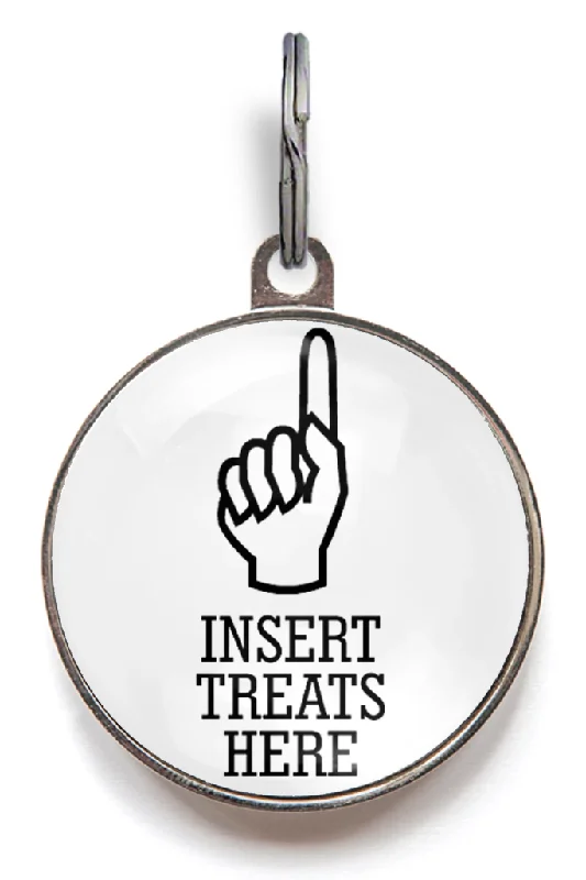 Insert Treats Here Dog ID Tag