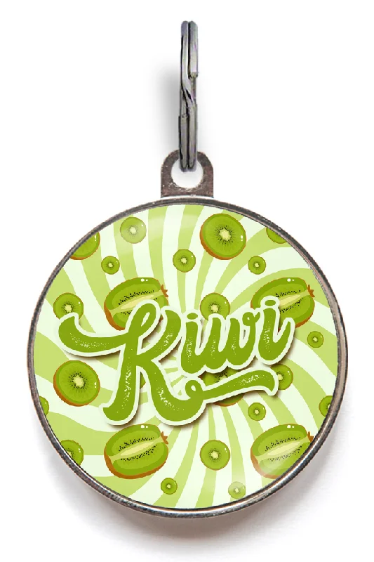 Kiwi Fruit Pet Tag