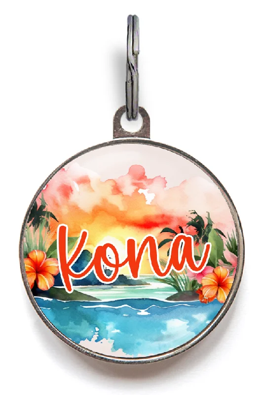 Kona Tropical Island Dog Tag