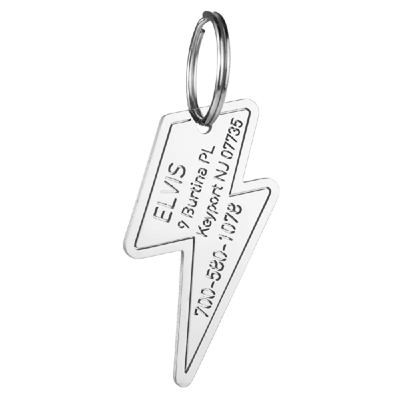 Lightning Dog ID Tag