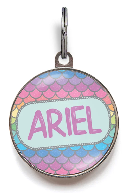 Mermaid Dog Name Tag