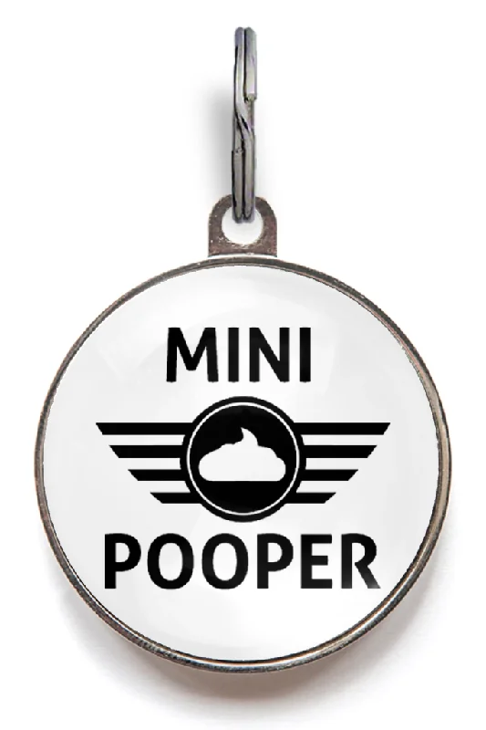 Mini Pooper Pet ID Tag