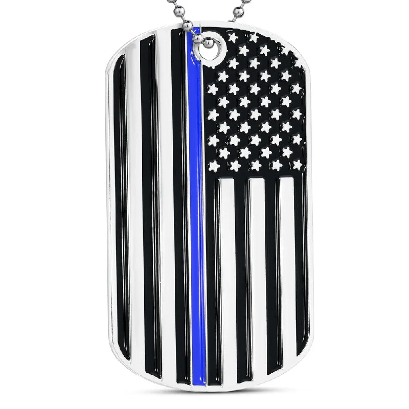 Officially Licensed Thin Blue Line Dog Tag