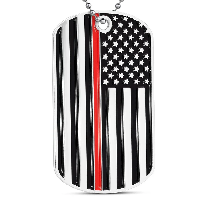 Officially Licensed Thin Red Line Dog Tag