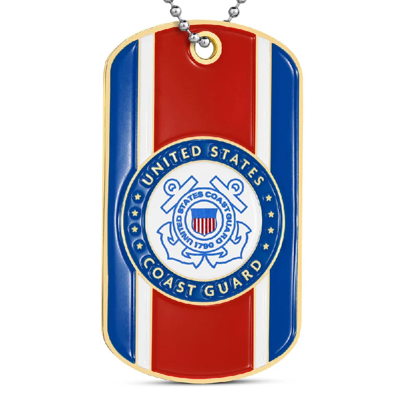 Officially Licensed U.S. Coast Guard Dog Tag