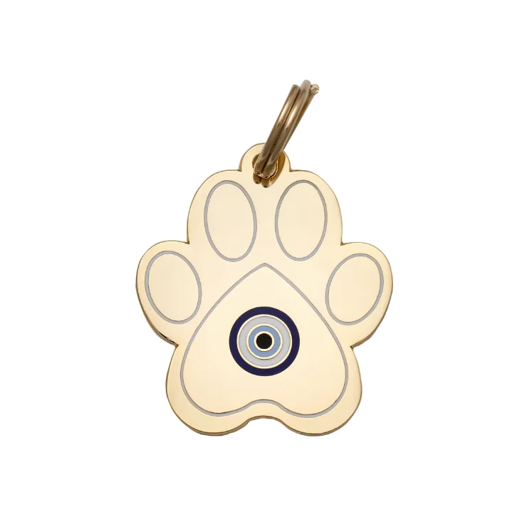 Evil Eye Paw Pet ID Tag