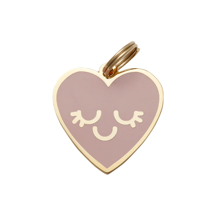 Smiling Heart Pet ID Tag