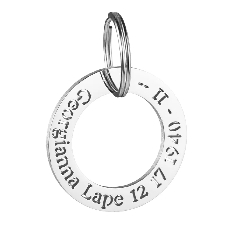 Ring Dog ID Tag