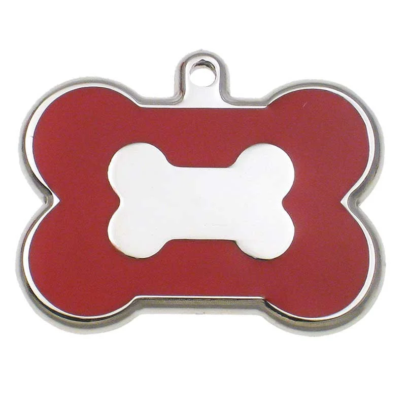 Stainless Bone Shaped Jewelry Tag