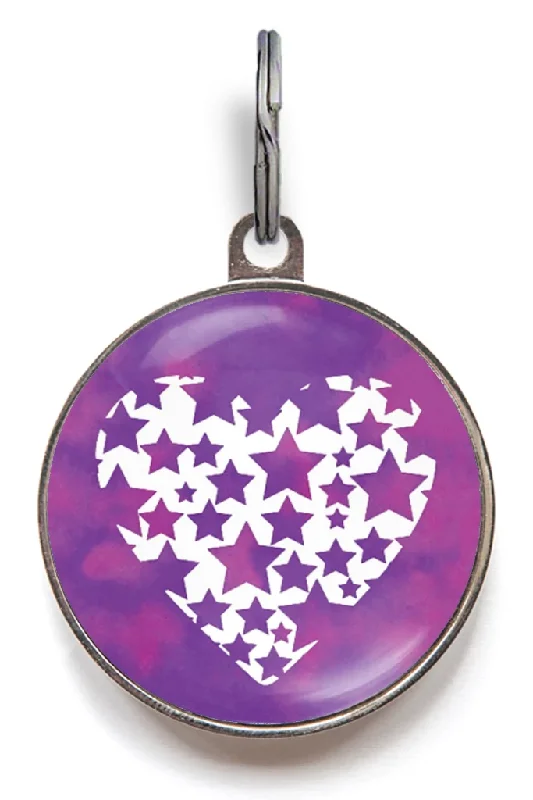 Star Heart Pet ID Tag