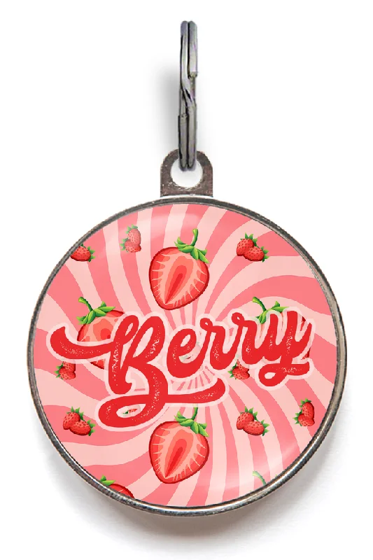 Strawberry Pet ID Tag