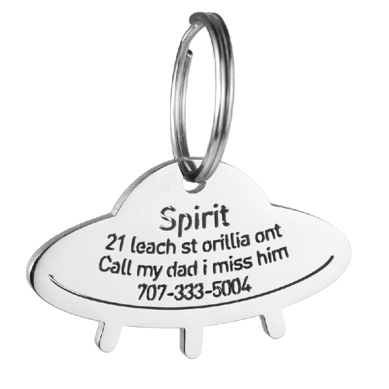 UFO Dog ID Tag